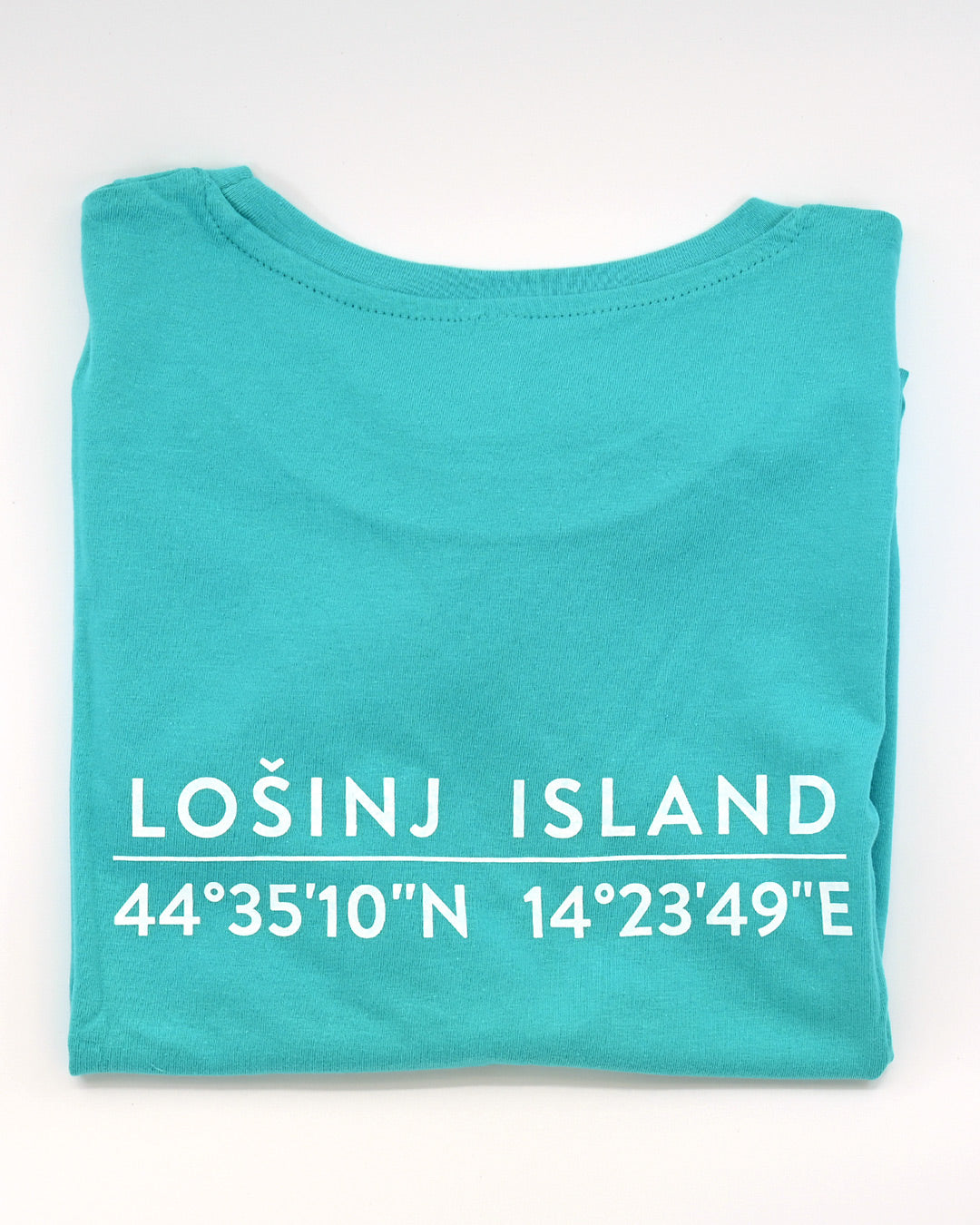 Losinj Island Ladies T-shirt Aqua