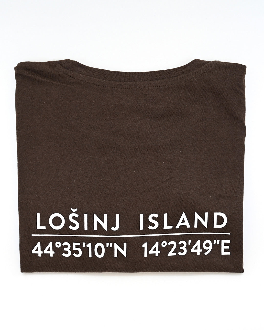 Losinj Island Ladies T-shirt Brown