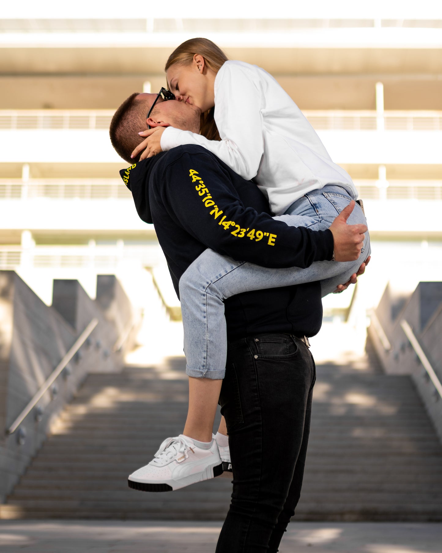 Lošinj Coordinates Hoodie: New French Navy