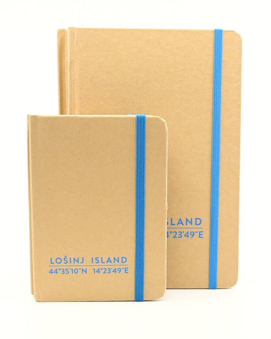 Losinj Island A5 and A6 Notebooks Kraft