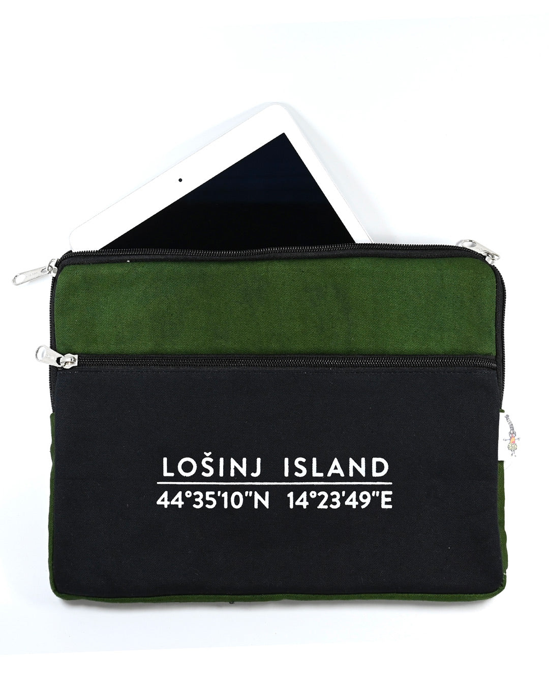 Bongolala Tablet Pouch Olive and Black