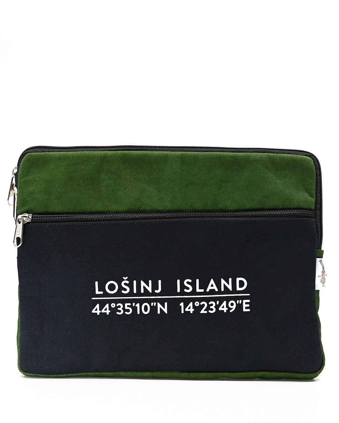 Losinj Island Tablet Pouch Olive and black
