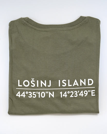Losinj Island Ladies T-shirt Khaki