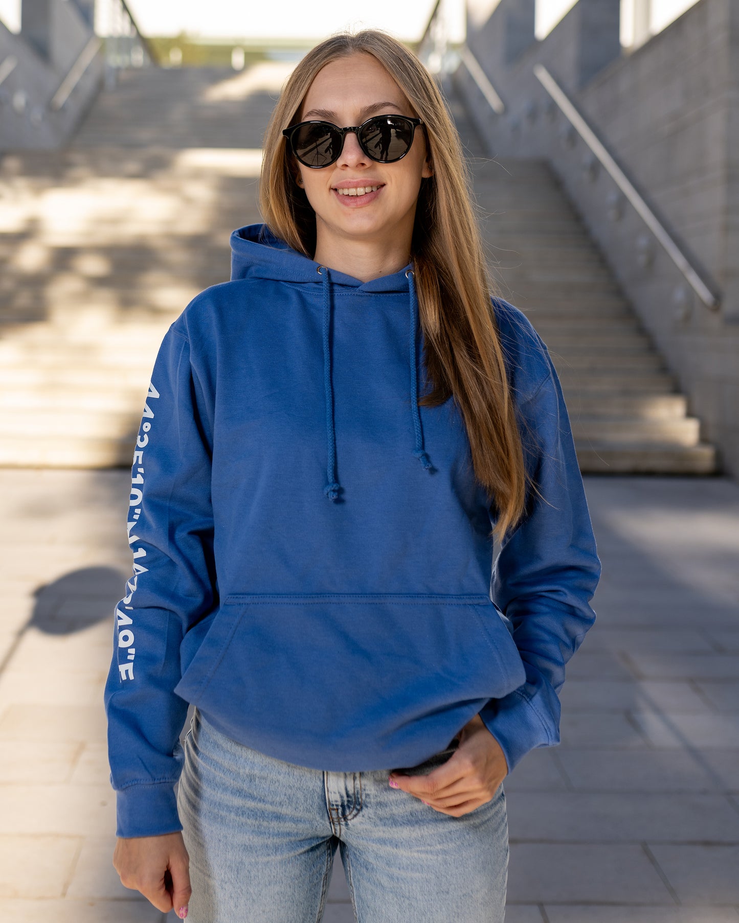 Lošinj Coordinates Hoodie: Atlantic Blue