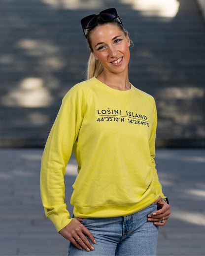 Lošinj Coordinates French Terry: Lemon Yellow