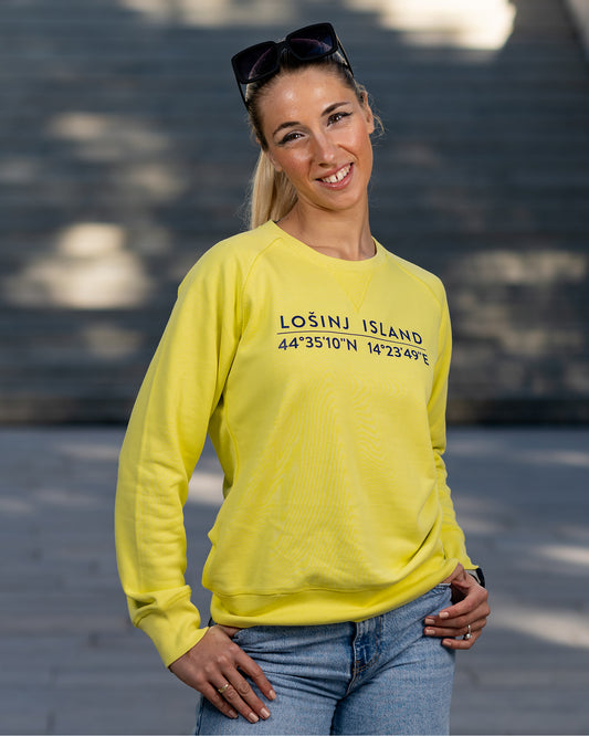 Lošinj Coordinates French Terry: Lemon Yellow