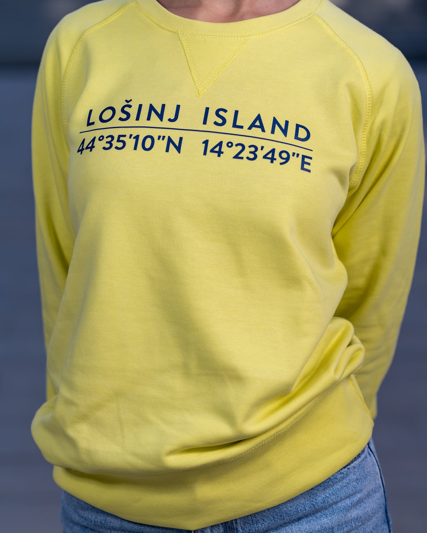 Lošinj Coordinates French Terry: Lemon Yellow