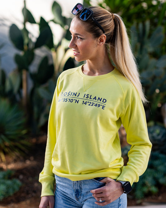 Lošinj Coordinates French Terry: Lemon Yellow