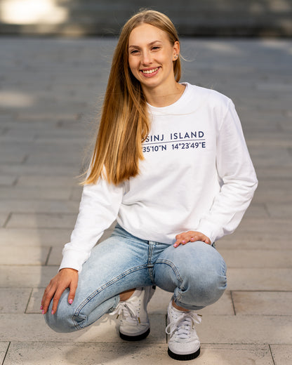 Lošinj Coordinates Sweatshirt: Arctic White