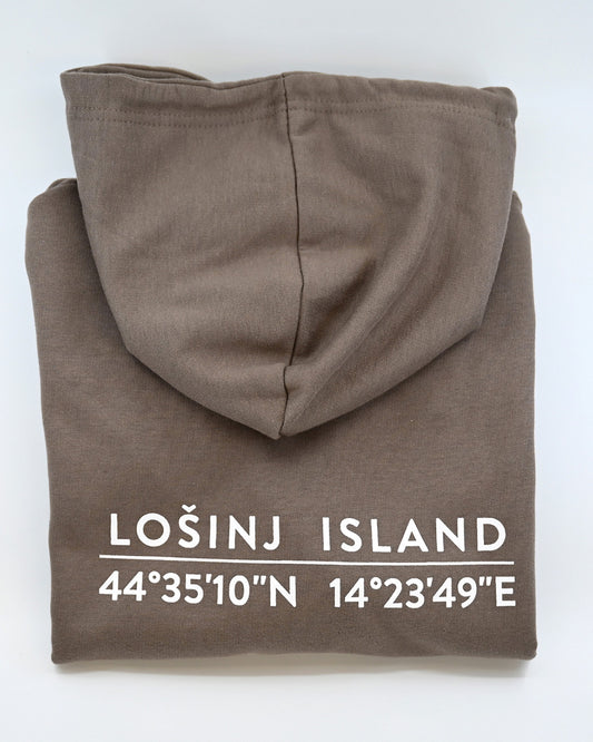 Losinj Island Hoodie Mocha
