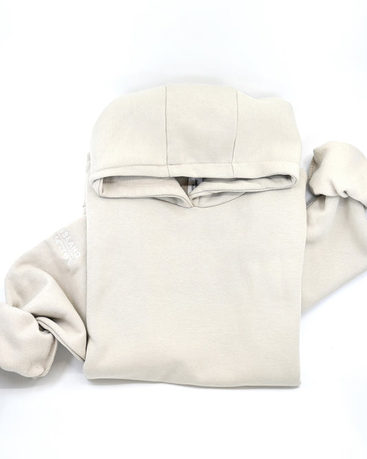 Premium Lošinj Coordinates Hoodie: Natural Stone