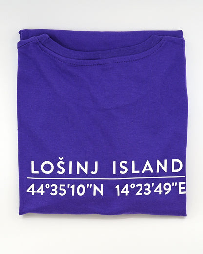 Losinj Island Ladies T-shirt Purple