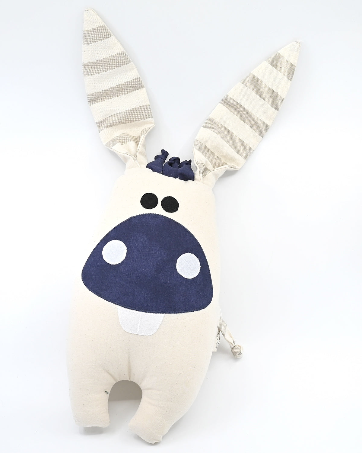 Sovica donkey soft toy made from cotton fabric, suitable for babies and children