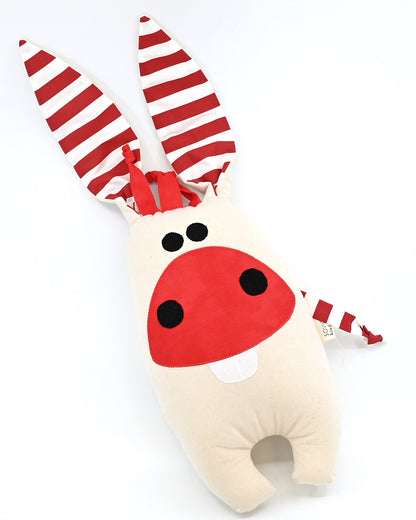 Sovica donkey soft toy made from cotton fabric, suitable for babies and children